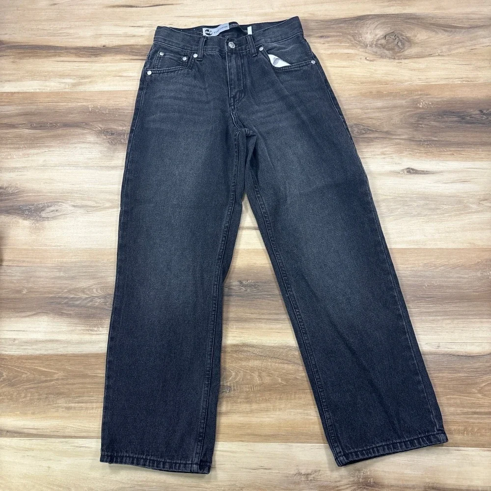 Levi's SilverTab Jeans Kids Size 14 Regular Stay Loose Cotton Black Streetwear